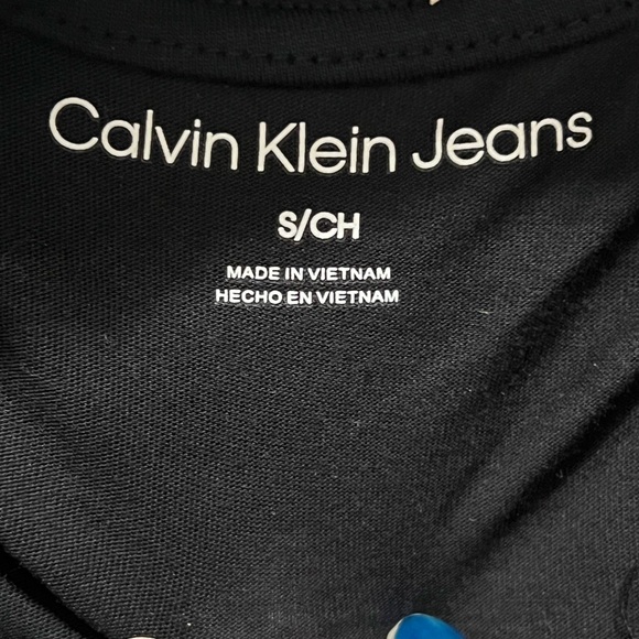 Calvin Klein Jeans Women’s Logo Tee T-Shirt Black Chic Luxe Trendy Fashion Small - Picture 3 of 8